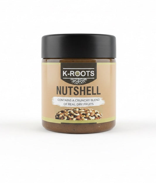 K-Roots ‘Nutshell’ Spread – 100% Organic Dry Fruit Crunch Delight (250g)